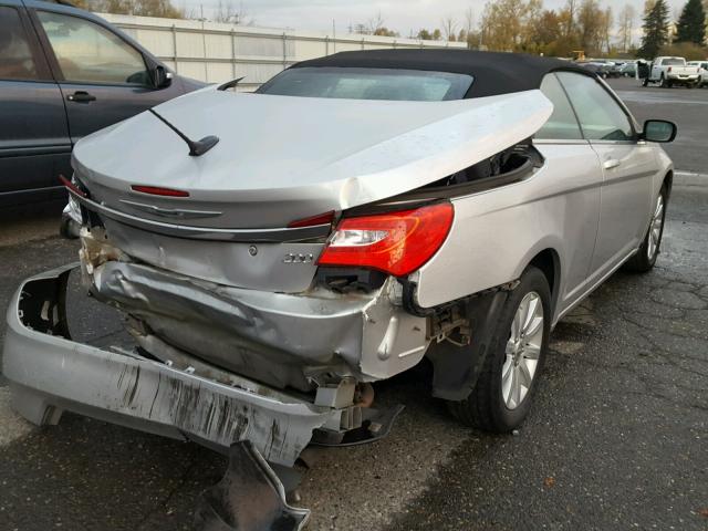 1C3BC2EB5BN537298 - 2011 CHRYSLER 200 TOURIN SILVER photo 4