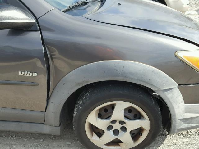 5Y2SL638X5Z453694 - 2005 PONTIAC VIBE GRAY photo 9