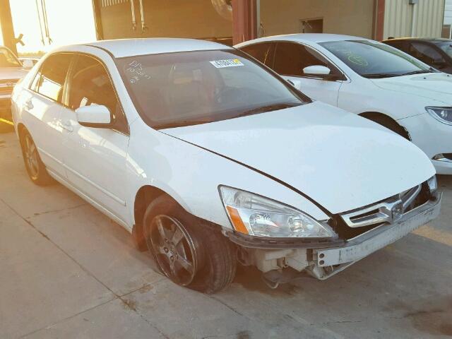 JHMCN36425C013332 - 2005 HONDA ACCORD HYB WHITE photo 1