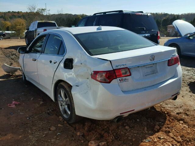 JH4CU2F69EC000138 - 2014 ACURA TSX TECH WHITE photo 3