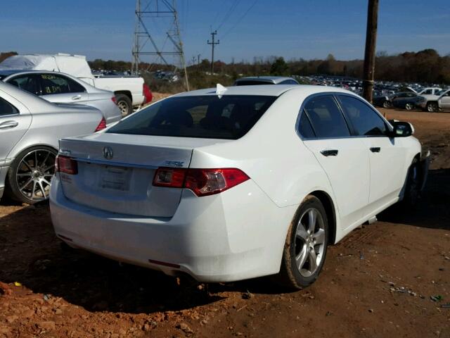 JH4CU2F69EC000138 - 2014 ACURA TSX TECH WHITE photo 4