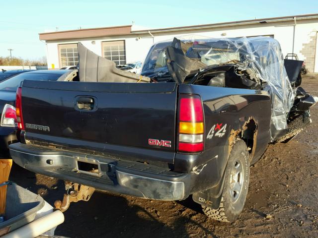 1GTEK19T44Z277092 - 2004 GMC NEW SIERRA BLACK photo 4