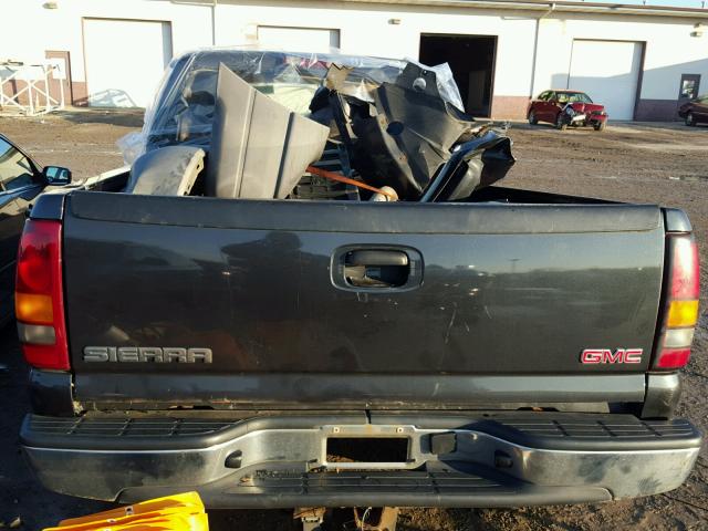 1GTEK19T44Z277092 - 2004 GMC NEW SIERRA BLACK photo 6