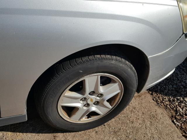 1G1ZT52835F233706 - 2005 CHEVROLET MALIBU LS SILVER photo 9