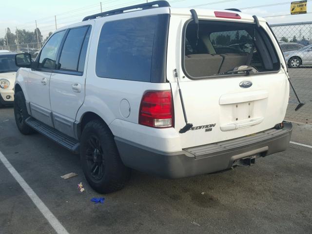 1FMPU15585LA58145 - 2005 FORD EXPEDITION WHITE photo 3