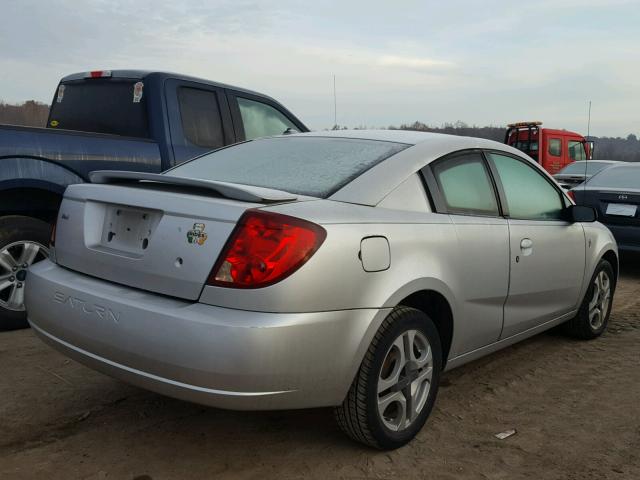 1G8AW12F14Z103188 - 2004 SATURN ION LEVEL SILVER photo 4