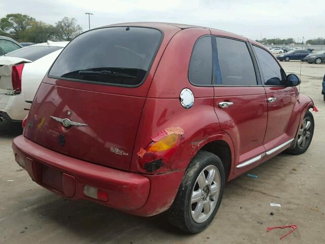 3C4FY58B64T239731 - 2004 CHRYSLER PT CRUISER RED photo 4