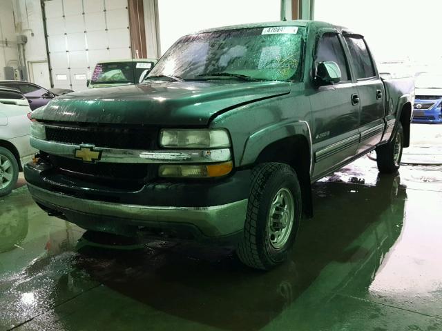 1GCHK23U41F105839 - 2001 CHEVROLET SILVERADO GRAY photo 2