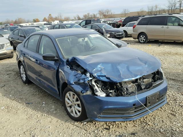 3VWD17AJ7FM319977 - 2015 VOLKSWAGEN JETTA SE 蓝色 照片 1