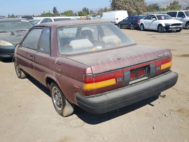 JT2EL31D3J0269927 - 1988 TOYOTA TERCEL RED photo 3