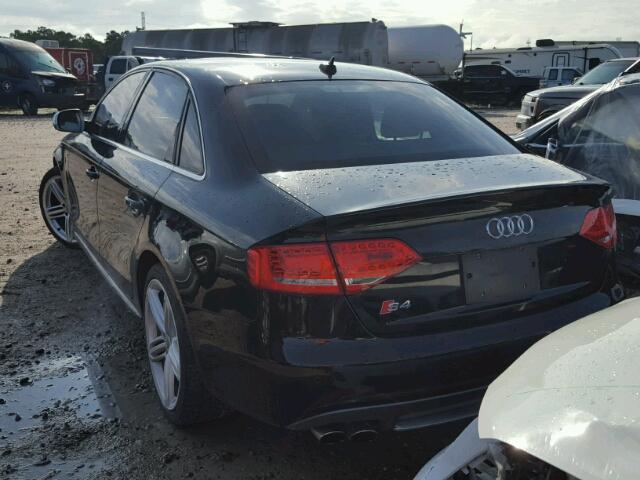 WAUKGAFL6BA168702 - 2011 AUDI S4 PRESTIG BLACK photo 3