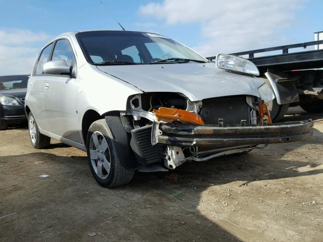 KL1TD66688B261223 - 2008 CHEVROLET AVEO BASE SILVER photo 1