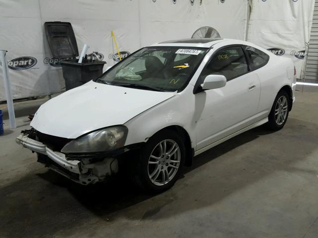 JH4DC54805S013590 - 2005 ACURA RSX WHITE photo 2