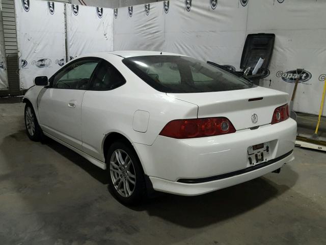 JH4DC54805S013590 - 2005 ACURA RSX WHITE photo 3