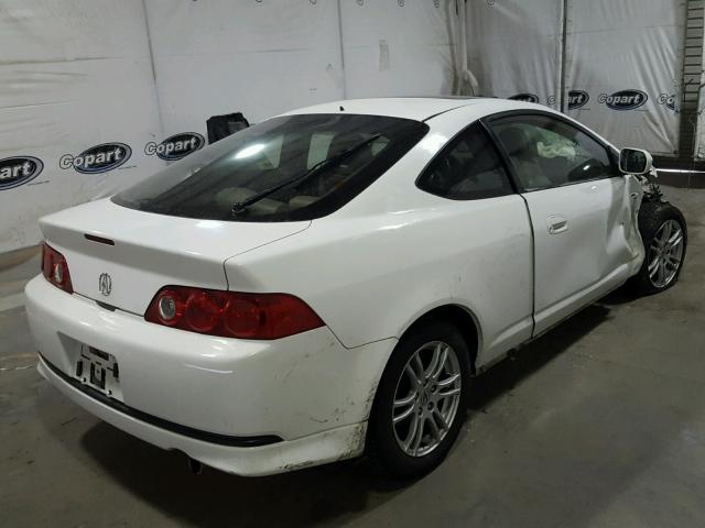 JH4DC54805S013590 - 2005 ACURA RSX WHITE photo 4