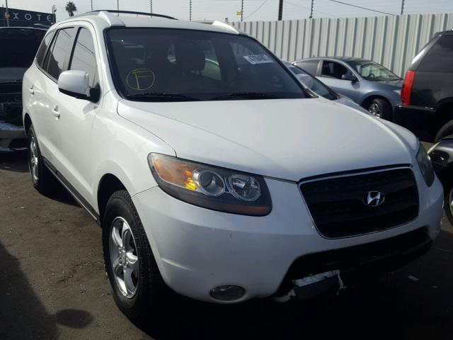 5NMSG13D47H035787 - 2007 HYUNDAI SANTA FE G WHITE photo 1