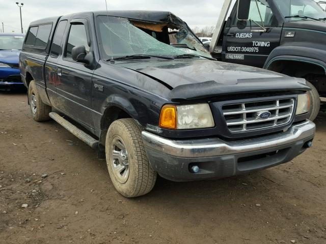 1FTYR44E32TA37597 - 2002 FORD RANGER SUP BLUE photo 1