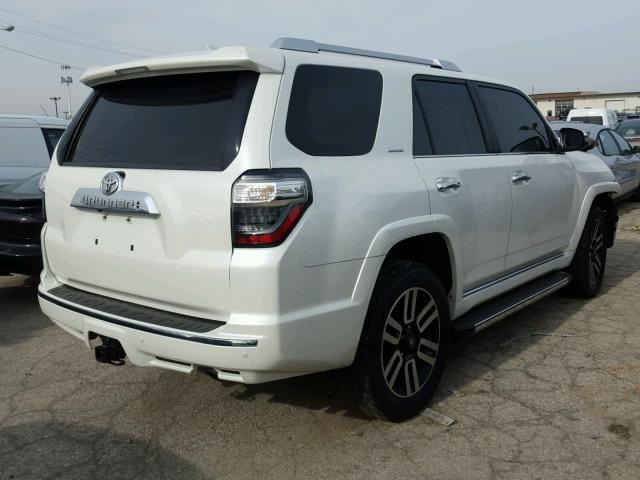 JTEBU5JR0E5153989 - 2014 TOYOTA 4RUNNER SR WHITE photo 4