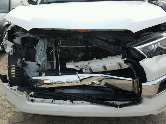 JTEBU5JR0E5153989 - 2014 TOYOTA 4RUNNER SR WHITE photo 7