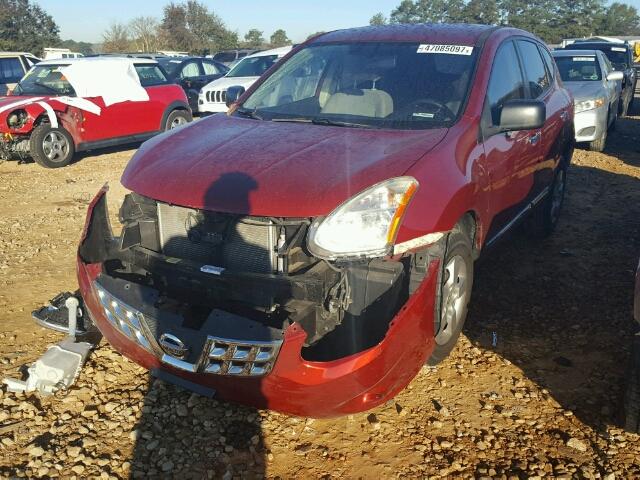 JN8AS5MT3BW163200 - 2011 NISSAN ROGUE S RED photo 2