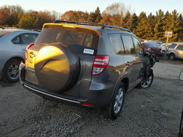 JTMDF4DV2A5026536 - 2010 TOYOTA RAV4 LIMIT GRAY photo 4