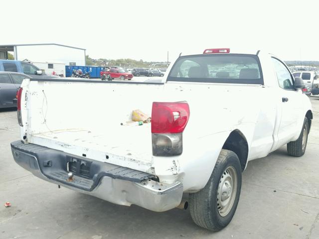 5TFLU52138X012960 - 2008 TOYOTA TUNDRA WHITE photo 4