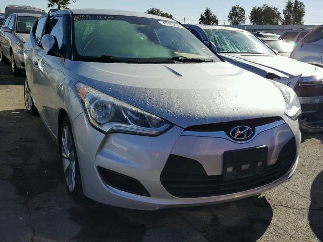 KMHTC6AD8GU259861 - 2016 HYUNDAI VELOSTER B SILVER photo 1