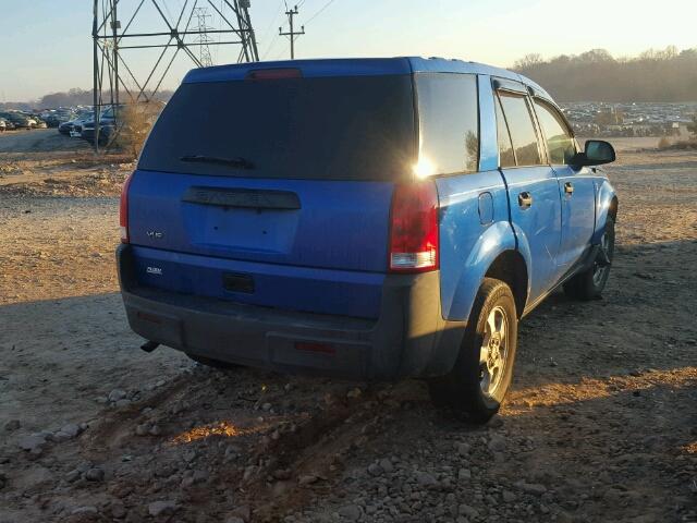 5GZCZ23D34S850324 - 2004 SATURN VUE BLUE photo 4