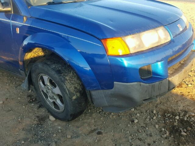 5GZCZ23D34S850324 - 2004 SATURN VUE BLUE photo 9