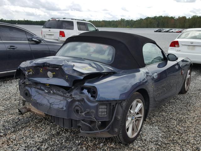 4USBT53483LU05094 - 2003 BMW Z4 3.0 BLUE photo 4