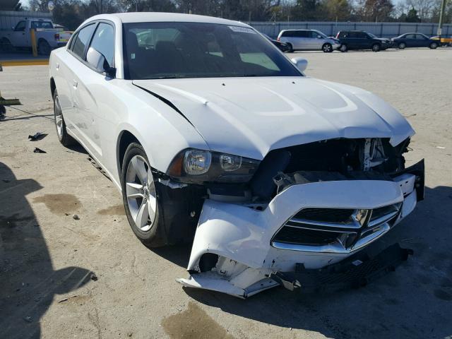 2C3CDXBG9EH193390 - 2014 DODGE CHARGER SE WHITE photo 1