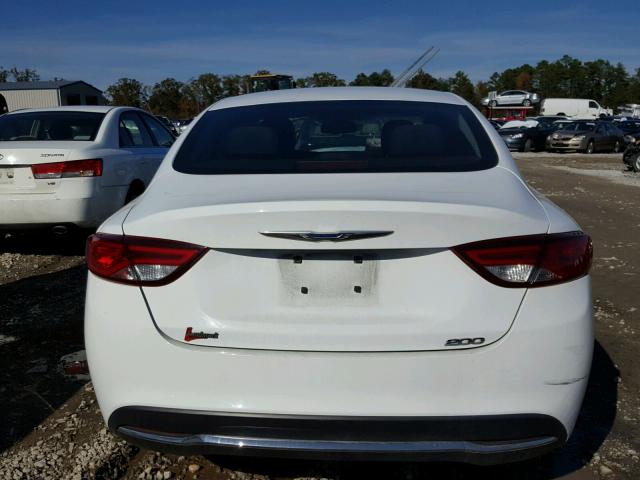 1C3CCCAB6FN641935 - 2015 CHRYSLER 200 LIMITE WHITE photo 9