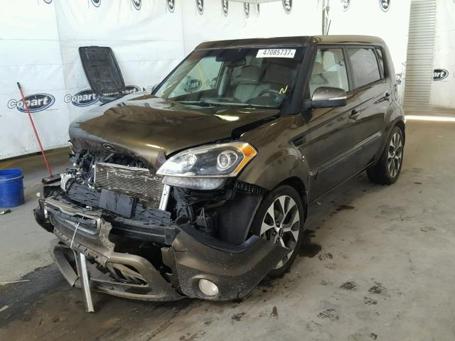 KNDJT2A65D7535266 - 2013 KIA SOUL + BROWN photo 2