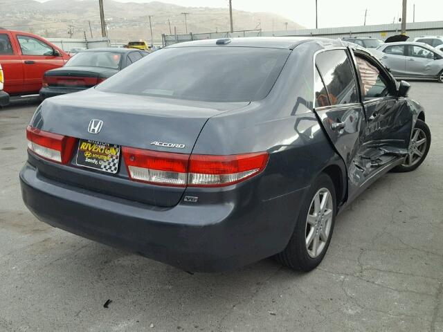 1HGCM66514A029435 - 2004 HONDA ACCORD EX GRAY photo 4