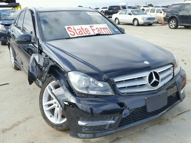 WDDGF4HB8DR282843 - 2013 MERCEDES-BENZ C 250 BLACK photo 1