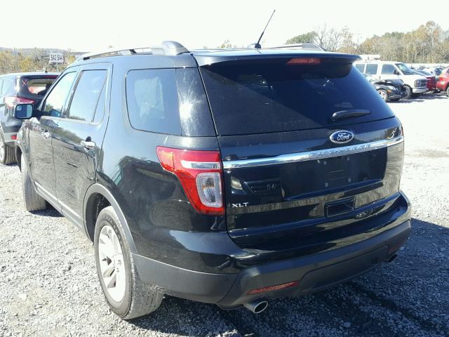 1FM5K7D83FGA86988 - 2015 FORD EXPLORER X BLACK photo 3