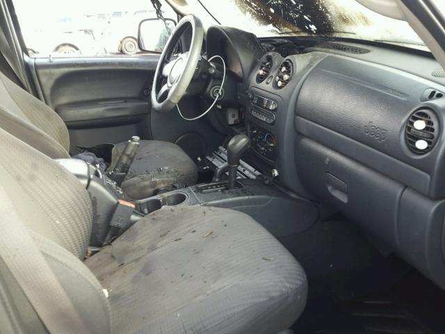 1J4GL48K53W607655 - 2003 JEEP LIBERTY SP GRAY photo 5