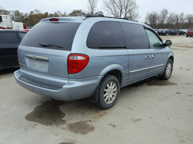 2C4GP54LX3R366246 - 2003 CHRYSLER TOWN & COU 蓝色 照片 4