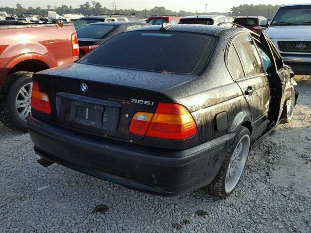 WBAEV33492KL77521 - 2002 BMW 325 I BLACK photo 4