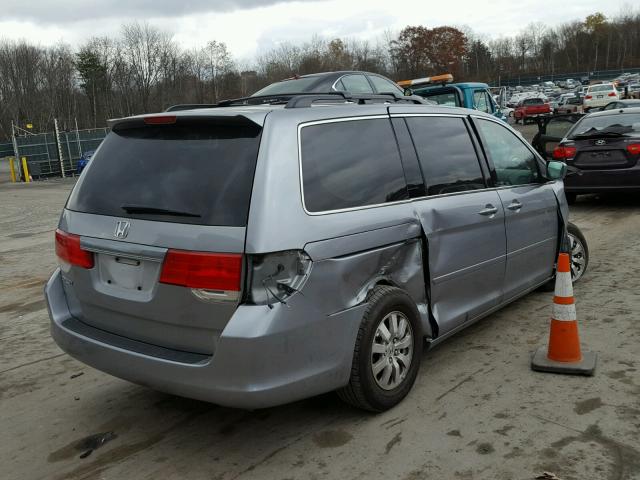 5FNRL3H45AB081796 - 2010 HONDA ODYSSEY EX SILVER photo 4