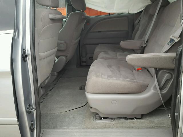 5FNRL3H45AB081796 - 2010 HONDA ODYSSEY EX SILVER photo 6