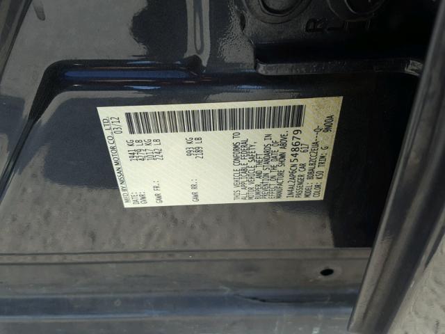 1N4AL2AP6CN548679 - 2012 NISSAN ALTIMA BAS CHARCOAL photo 10