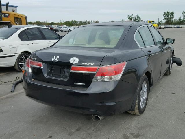 1HGCP2F67CA188709 - 2012 HONDA ACCORD SE BLACK photo 4