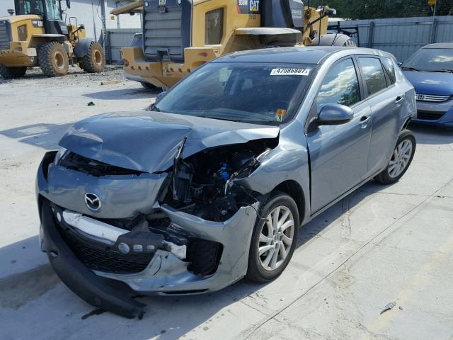 JM1BL1L7XC1569872 - 2012 MAZDA 3 I GREEN photo 2