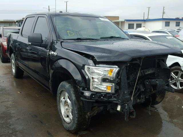 1FTEW1CF7FKD05048 - 2015 FORD F150 SUPER BLACK photo 1