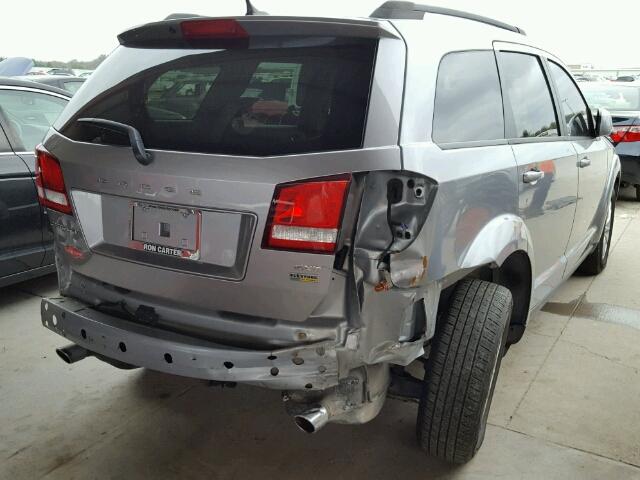 3C4PDCBG0FT664230 - 2015 DODGE JOURNEY SX SILVER photo 4