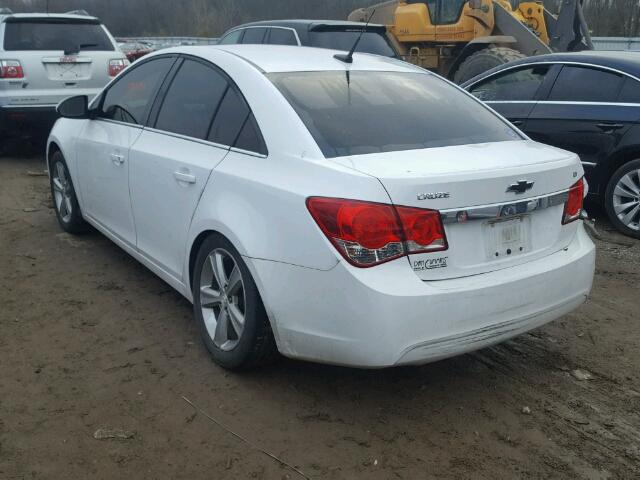 1G1PE5SB5E7120282 - 2014 CHEVROLET CRUZE LT WHITE photo 3