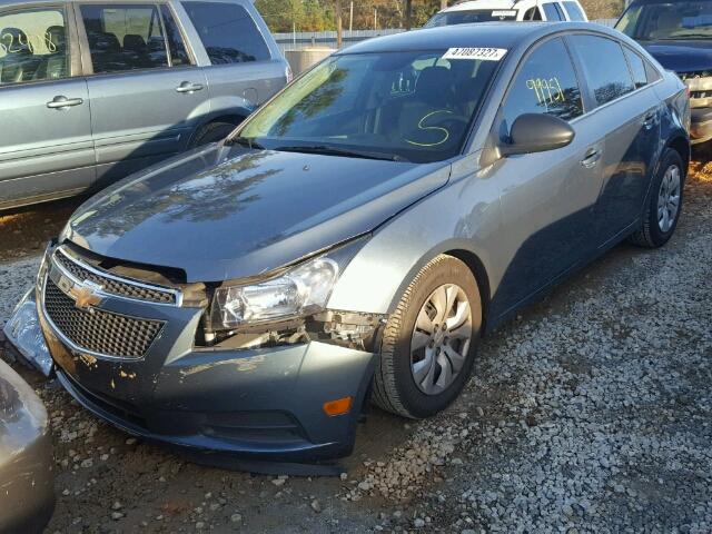 1G1PC5SH1C7343314 - 2012 CHEVROLET CRUZE LS BLUE photo 2