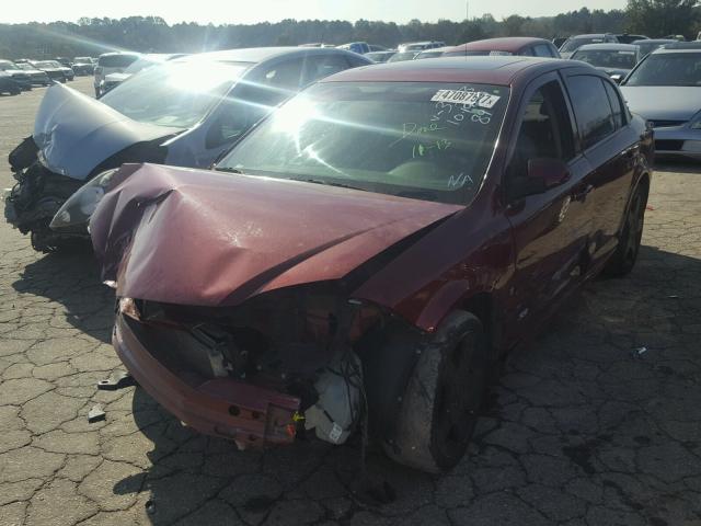 1G1AM58B077113503 - 2007 CHEVROLET COBALT SS RED photo 2