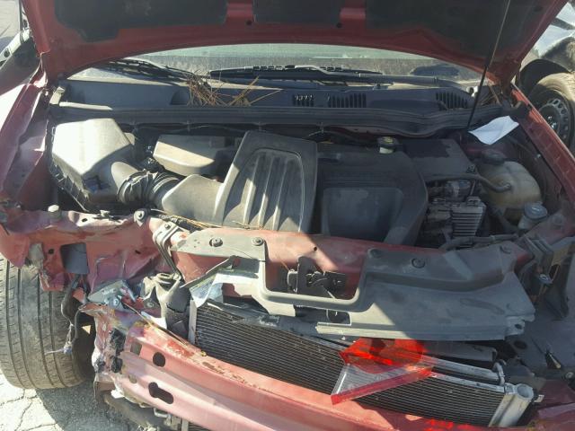 1G1AM58B077113503 - 2007 CHEVROLET COBALT SS RED photo 7